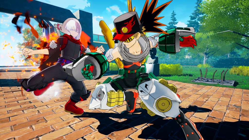 My Hero One’s Justice sử dụng cơ chế chiến đấu 3D trong môi trường mở.