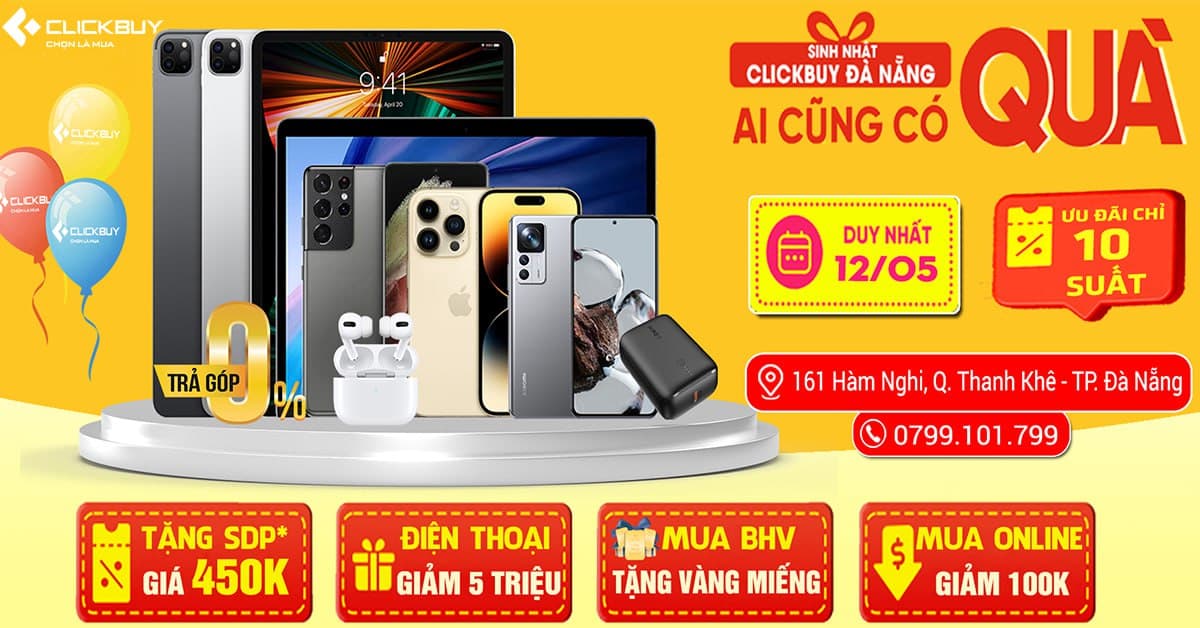 Clickbuy - Kiểm tra kỹ máy khi nhận hàng Clickbuy - Kiểm tra kỹ máy khi nhận hàng