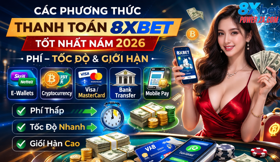 Các Loại Phương Thức Thanh Toán 8xbet
