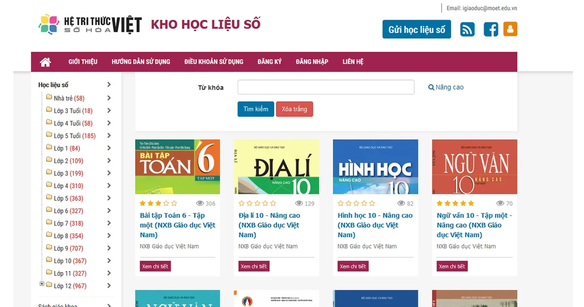 Hoclieu.vn - Tính sư phạm và mức độ tương tác Hoclieu.vn - Tính sư phạm và mức độ tương tác