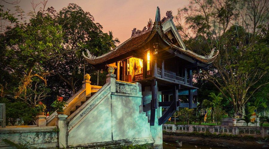 Chùa Một Cột - Liên hoa đài rực rỡ Chùa Một Cột - Liên hoa đài rực rỡ