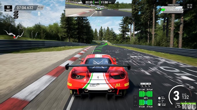 Assetto Corsa Competizione - Cơ chế vật lý lốp xe tinh vi Assetto Corsa Competizione - Cơ chế vật lý lốp xe tinh vi