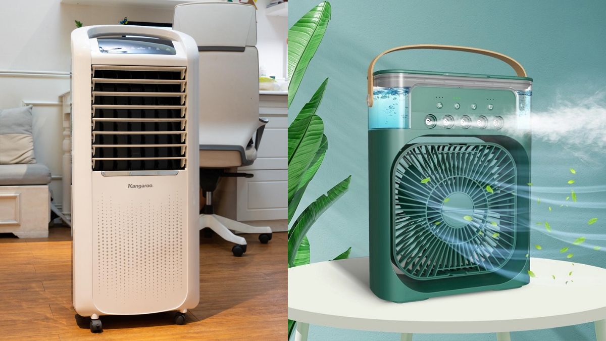 Quạt hơi nước - Máy mini để bàn cá nhân Quạt hơi nước - Máy mini để bàn cá nhân