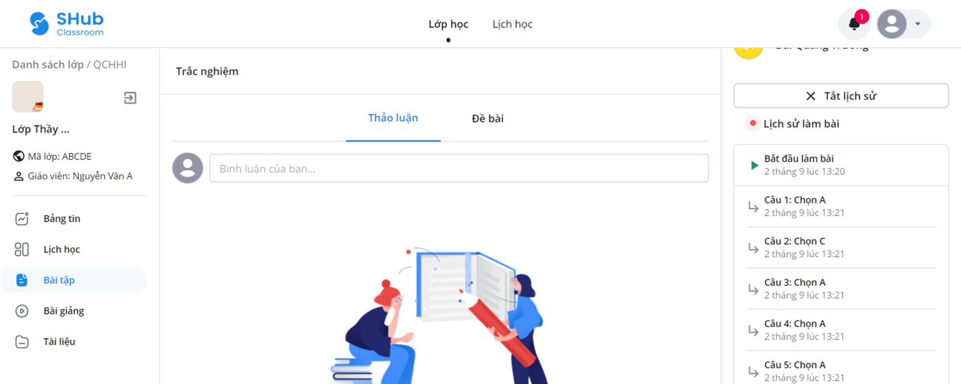 SHub - Tương tác trực tiếp SHub - Tương tác trực tiếp