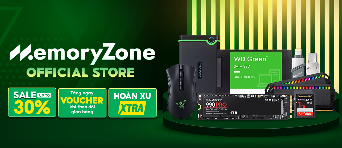 MemoryZone - Hệ sinh thái linh kiện đa dạng tại MemoryZone MemoryZone - Hệ sinh thái linh kiện đa dạng tại MemoryZone