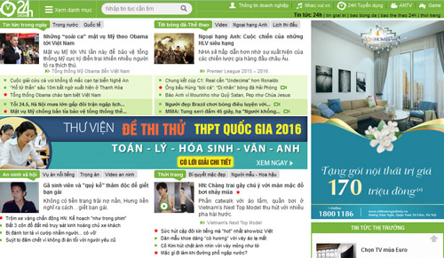 Tin tức 24h - Báo điện tử và tốc độ lan tỏa Tin tức 24h - Báo điện tử và tốc độ lan tỏa