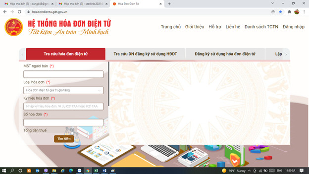 Hoadondientu - Cách bố trí chức năng tương đối dễ hiểu Hoadondientu - Cách bố trí chức năng tương đối dễ hiểu