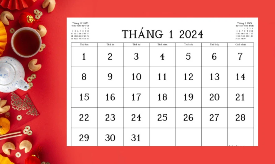 Bảng đặc biệt năm 2024 - Cách sắp xếp dữ liệu theo ngày và tháng Bảng đặc biệt năm 2024 - Cách sắp xếp dữ liệu theo ngày và tháng