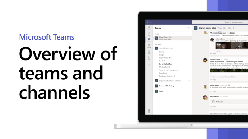 Microsoft Team - Xây dựng cấu trúc kênh ngay từ đầu Microsoft Team - Xây dựng cấu trúc kênh ngay từ đầu