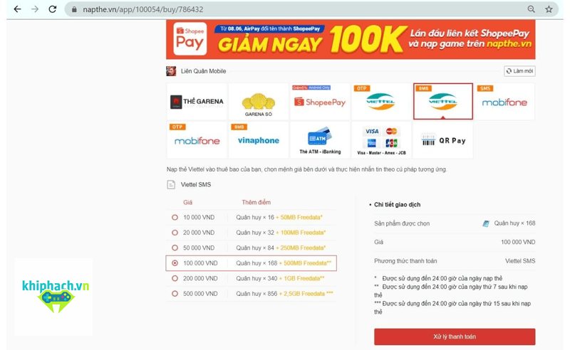 Nạp thẻ Garena - Mệnh giá phổ biến và cách chọn mức nạp phù hợp Nạp thẻ Garena - Mệnh giá phổ biến và cách chọn mức nạp phù hợp