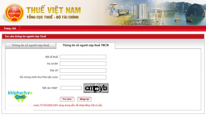 Tra cứu mã số thuế cá nhân - Căn cước công dân hoặc số định danh cá nhân Tra cứu mã số thuế cá nhân - Căn cước công dân hoặc số định danh cá nhân