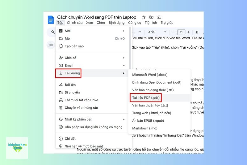 Chuyển Word sang PDF - Ba cách chuyển đổi và cách nào nên thử trước Chuyển Word sang PDF - Ba cách chuyển đổi và cách nào nên thử trước