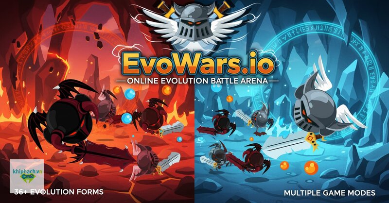 EvoWars - EvoWars và cơ chế chung của dòng game đấu trường tiến hóa EvoWars - EvoWars và cơ chế chung của dòng game đấu trường tiến hóa