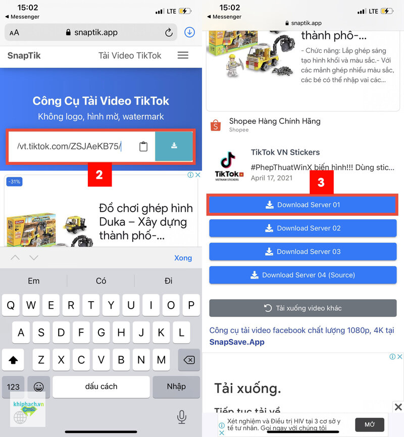 Tải video TikTok không logo - Tầng một: video do chính bạn làm ra Tải video TikTok không logo - Tầng một: video do chính bạn làm ra