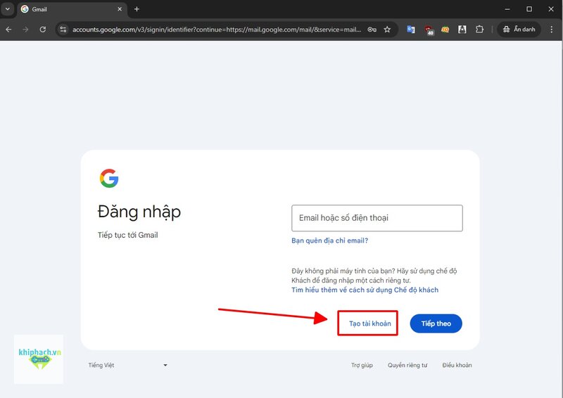 Tạo Gmail - Địa chỉ thư điện tử là chìa khóa của gần như mọi tài khoản khác Tạo Gmail - Địa chỉ thư điện tử là chìa khóa của gần như mọi tài khoản khác